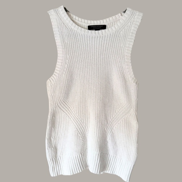Banana Republic Knit Tank Top | Creamy White | Perfect Condition - Picture 1 of 5